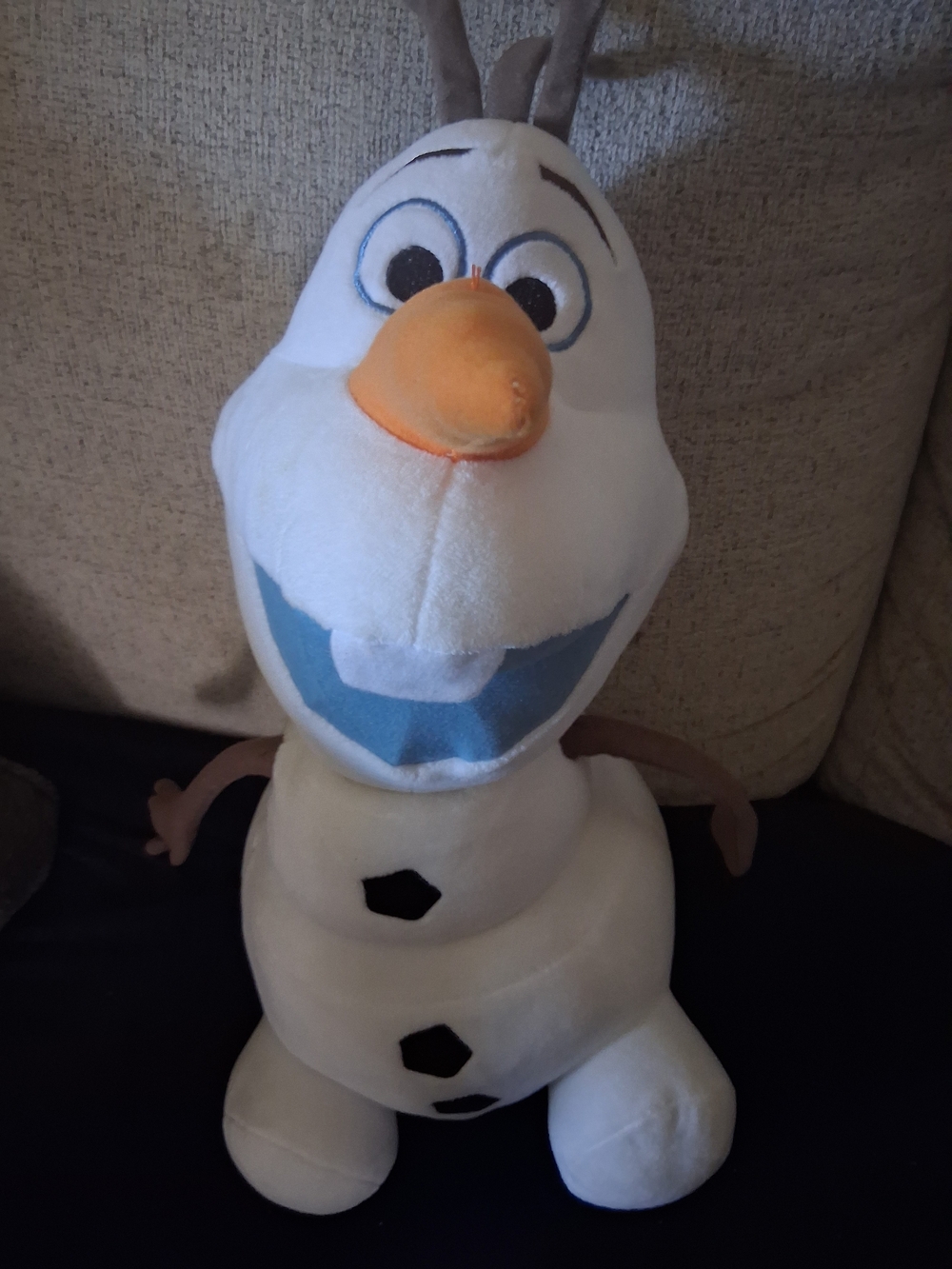 Disney Frozen Ii Olaf Plush Snowman Kids Toy - White and Orange